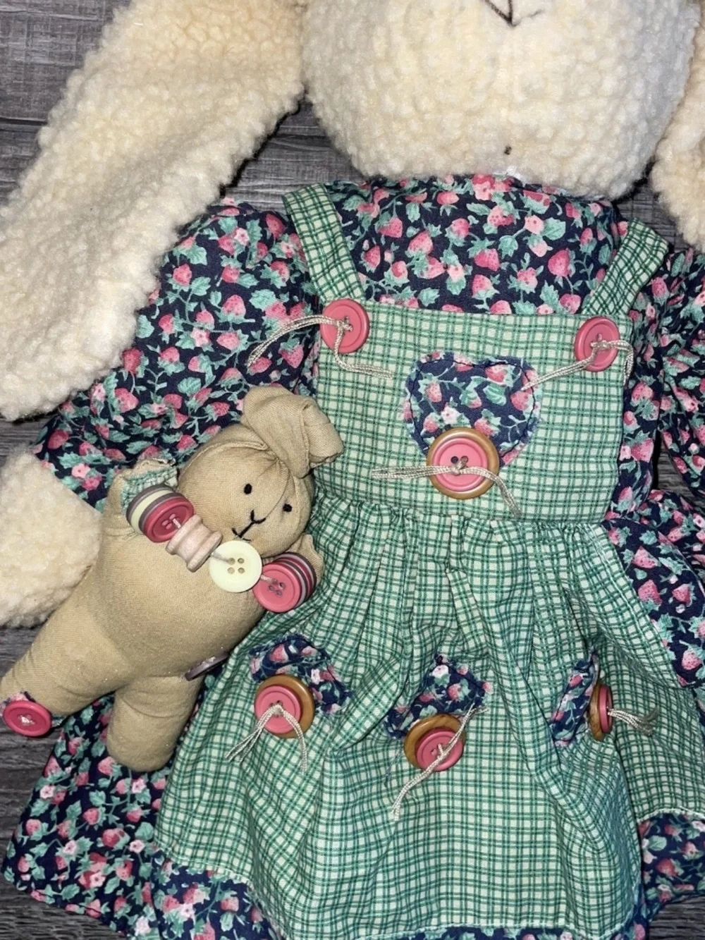 Vintage Floppy-Eared Country Bunny Rabbit Doll